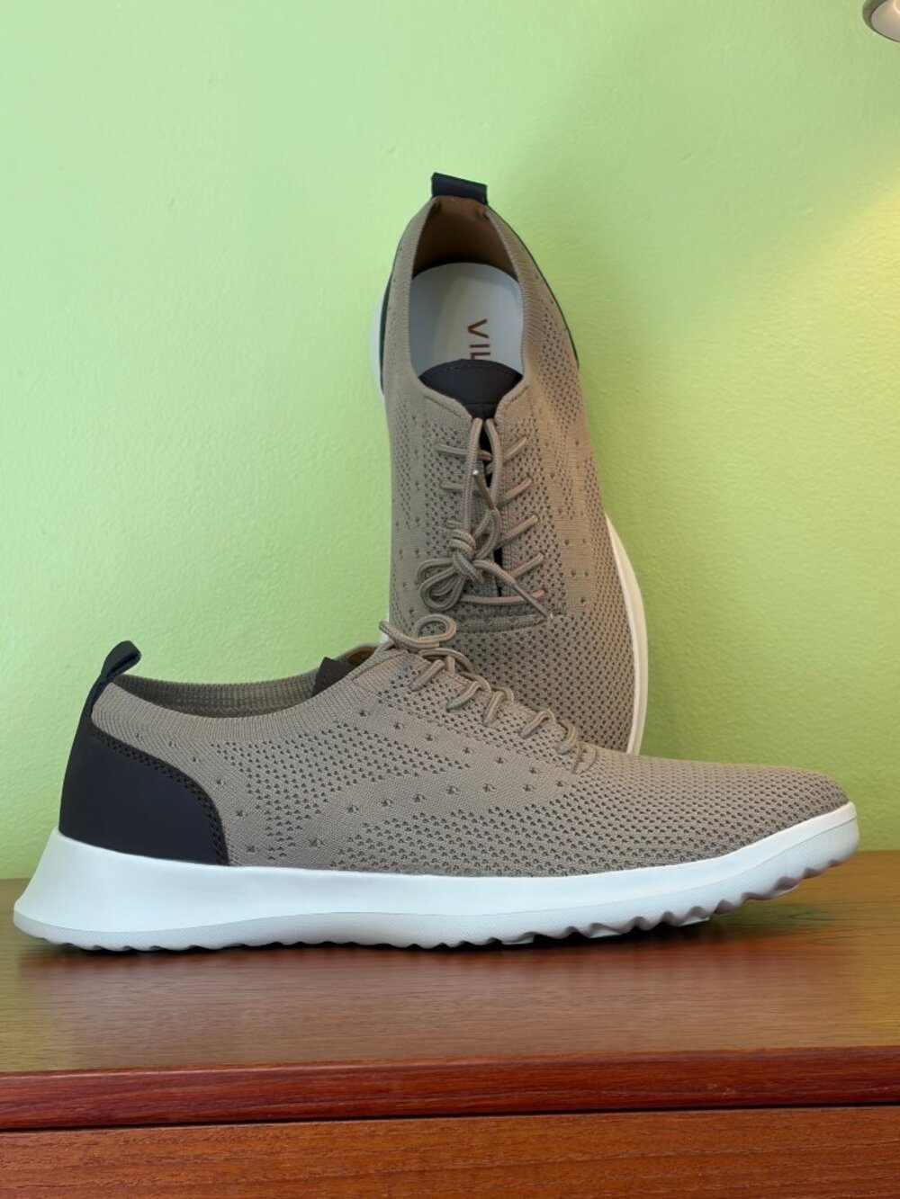 VILOCY Men's Casual Dress Oxfords Shoes Knit Lightweight Sneaker - Picture 9 of 12